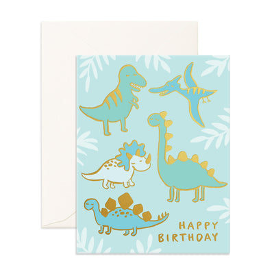 Dinos Birthday Card | Fox & Fallow | Birthday