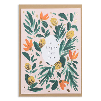 So Happy For You Card | Katie Housley | Congratulations