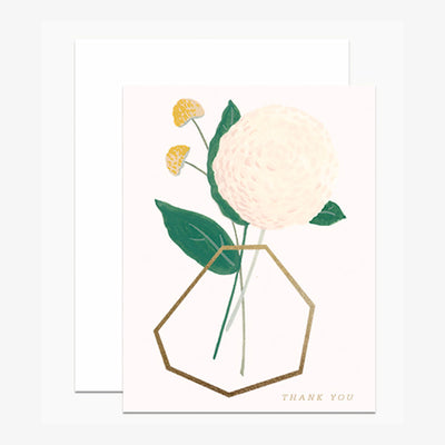 Geometric Thank You Vase Card | Dear Hancock | Thank You