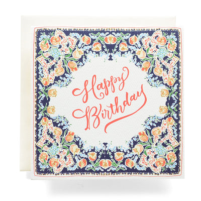 Handkerchief Happy Birthday Card | Antiquaria | Birthday