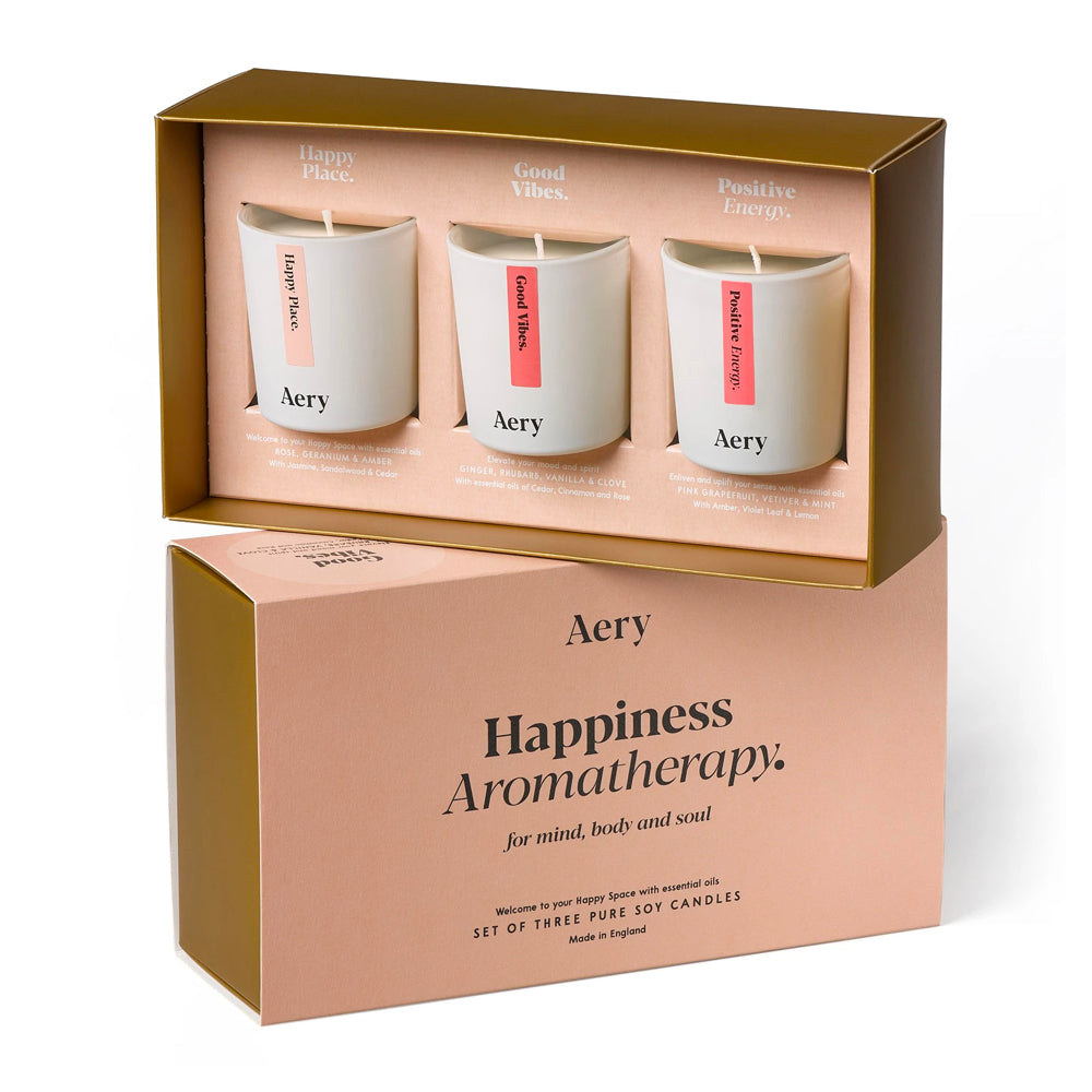 Happiness Aromatherapy Set of Votive Candles | Aery Living | Candles