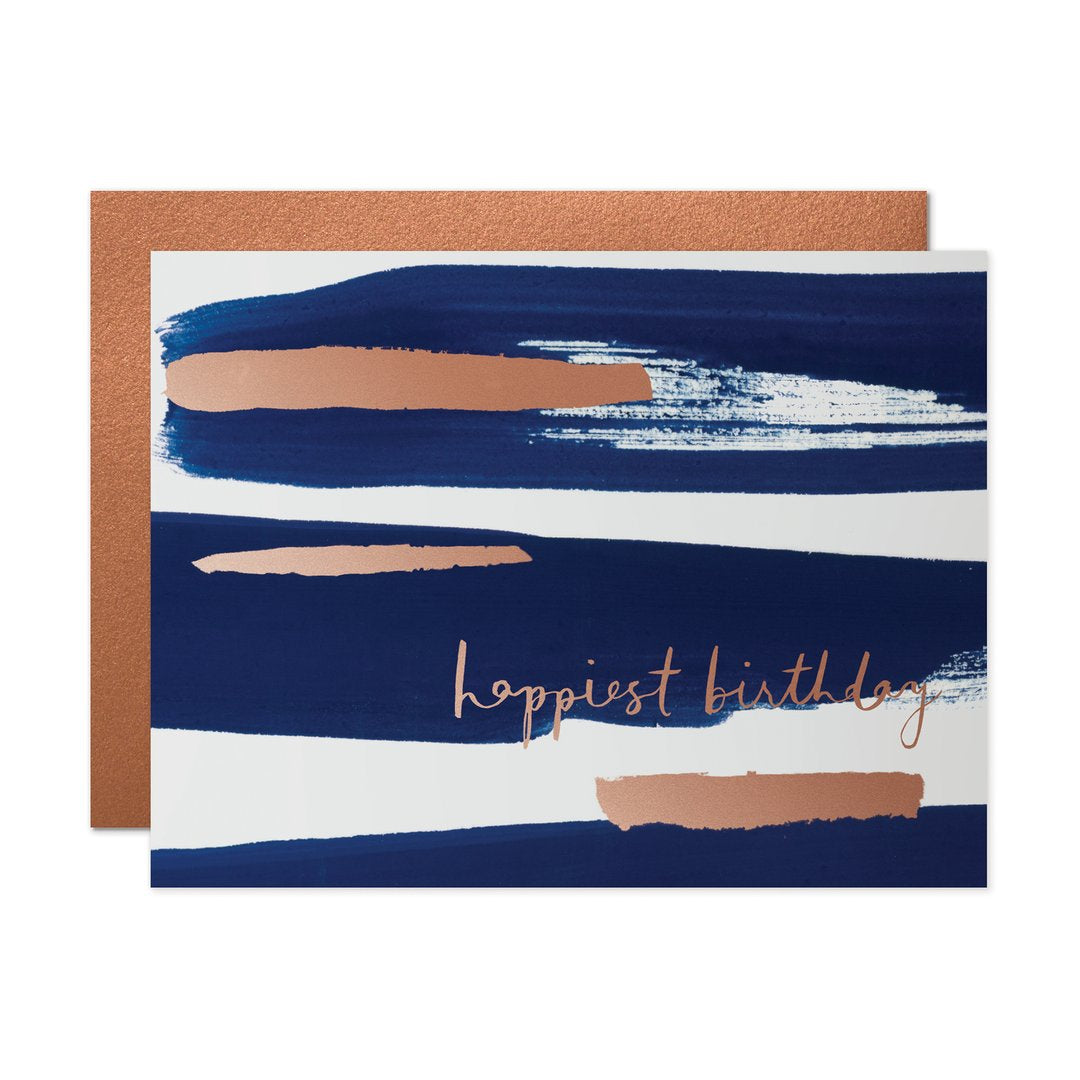 Happiest Birthday Navy Card | Our Heiday | Birthday