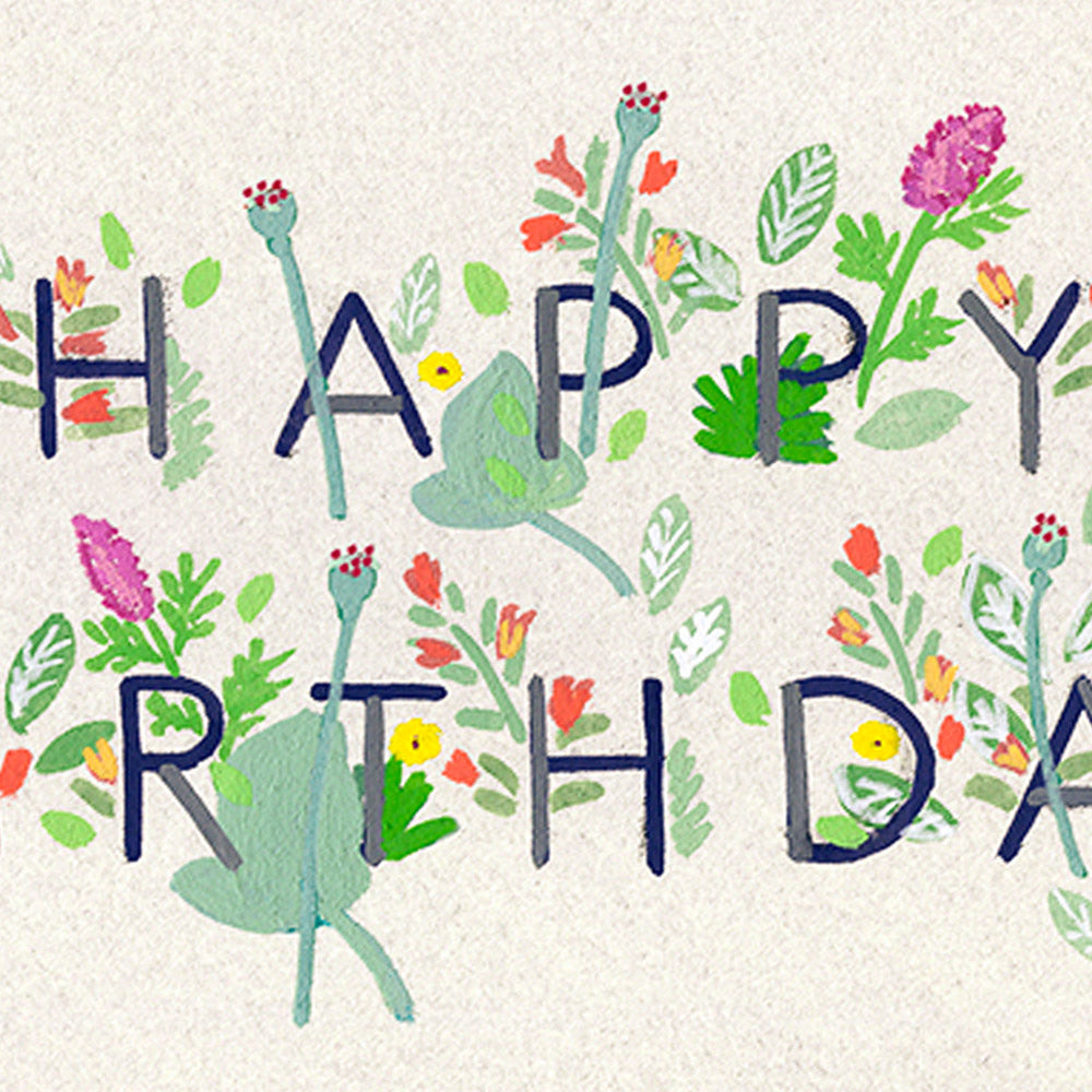 Happy Birthday Floral Card | Dear Hancock | Birthday