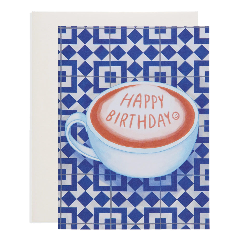 Happy Birthday Latte Card | Poketo | Birthday