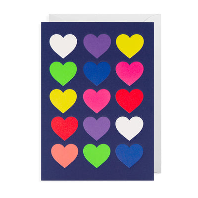 Hearts Card | Lagom Design | Love + Friendship