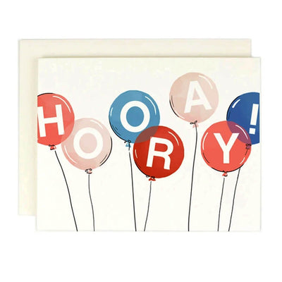 Hooray Balloons Card | Amy Heitman | Congratulations