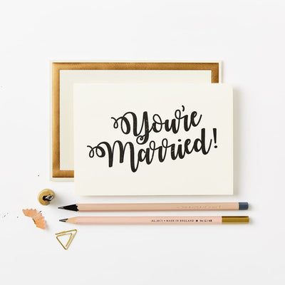 You're Married Card | Katie Leamon | Wedding + Anniversary