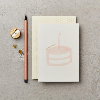 Pink Birthday Cake Card | Katie Leamon | Birthday