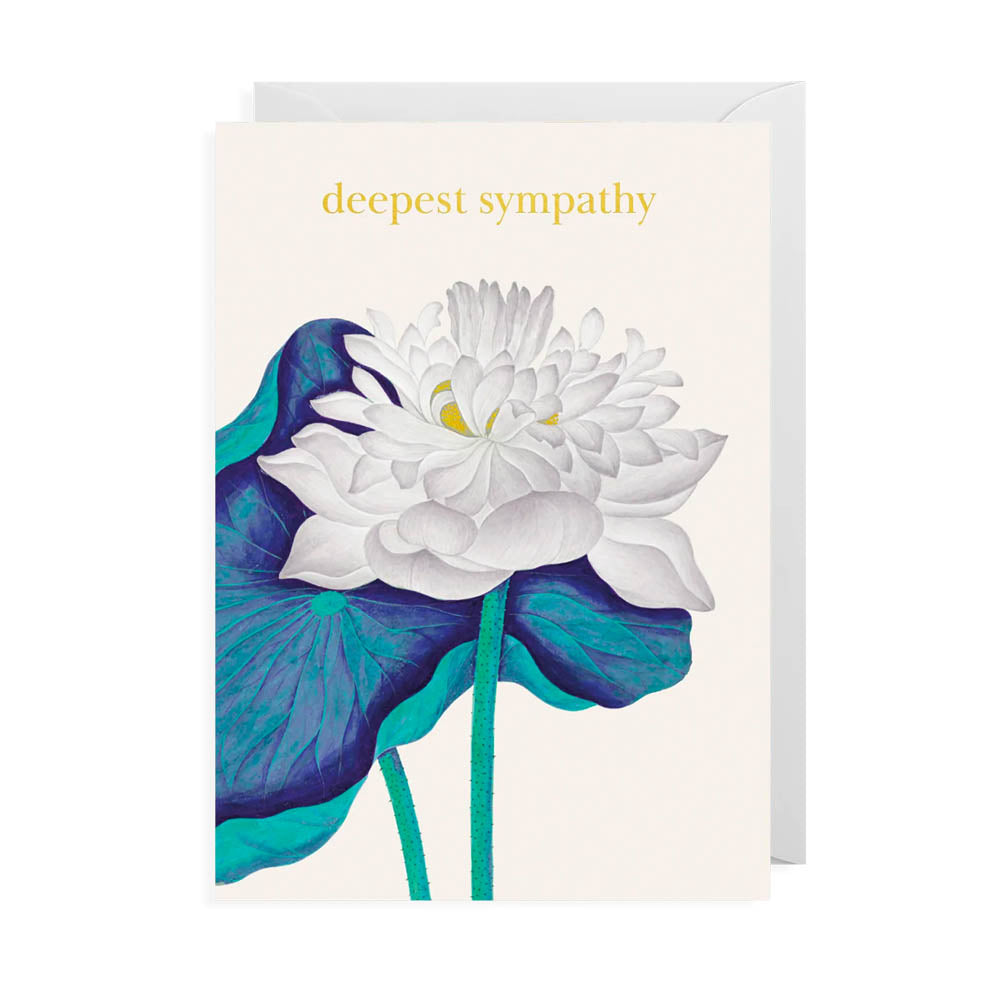 Deepest Sympathy Flower Card | Common Joys Singapore