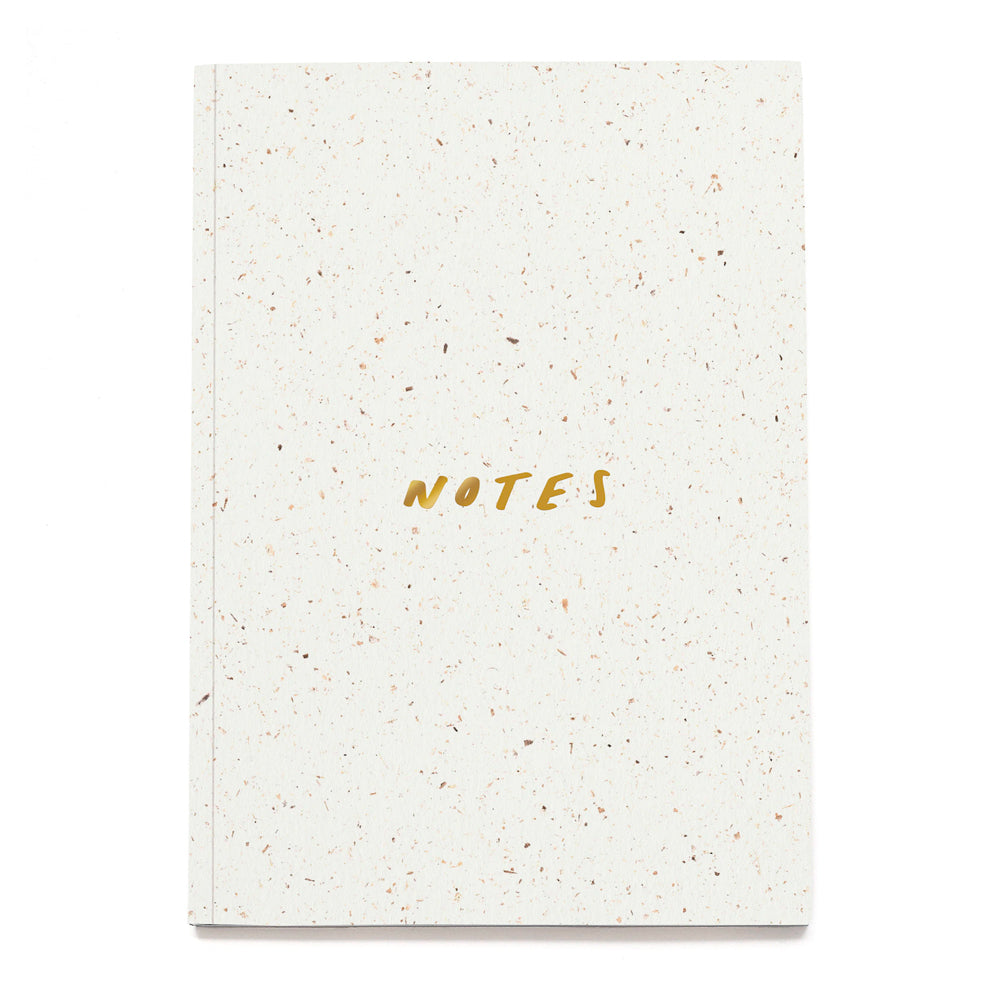Speckled Linen A5 Notebook | Old English Company | Lined Notebooks