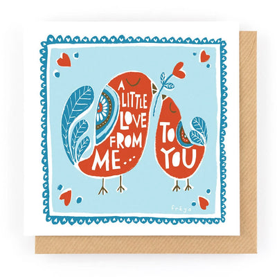 A Little Love Card | Freya Art & Design | Friendship + Love