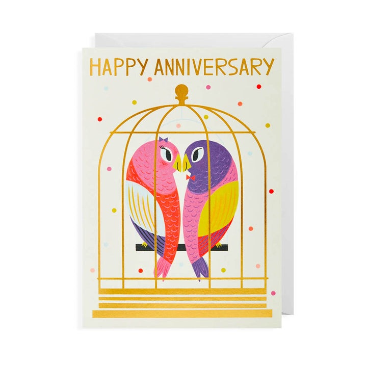 Love Birds Anniversary Card
