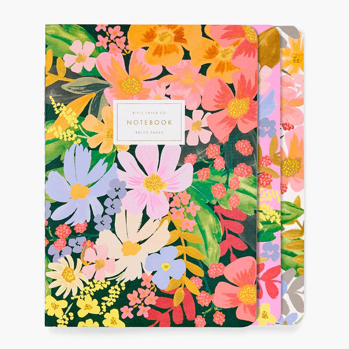 Marguerite Stitched Notebook Set | Rifle Paper Co | Lined Notebooks