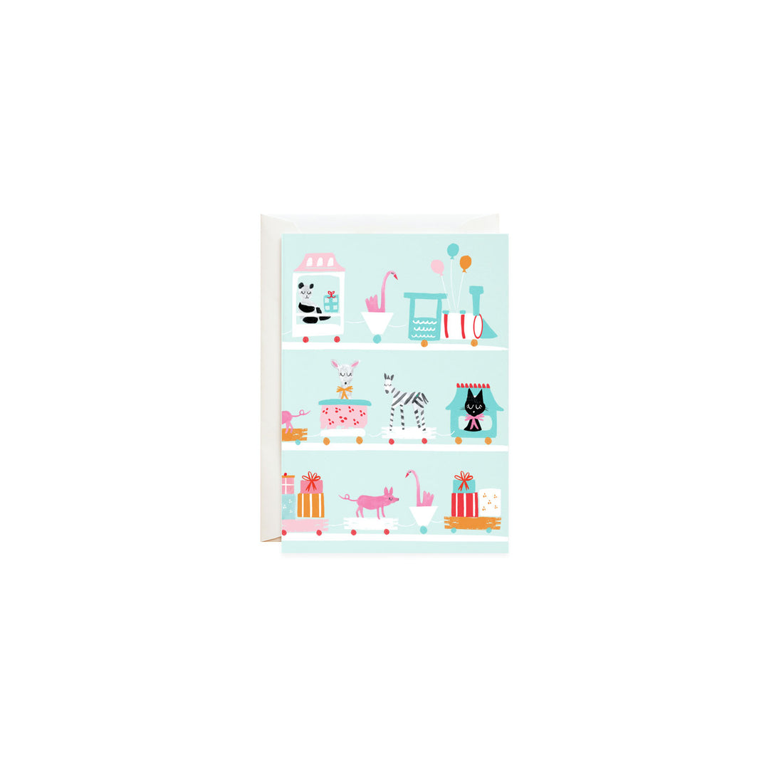 Choo Choo Train Petite Card | Mr. Boddington's Studio | Small Cards