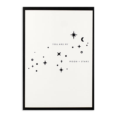 You Are My Moon + Stars Card | Katie Housley | Friendship + Love