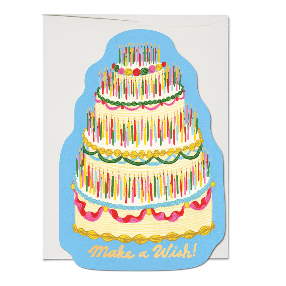 Make a Wish Birthday Card | Red Cap Cards | Birthday