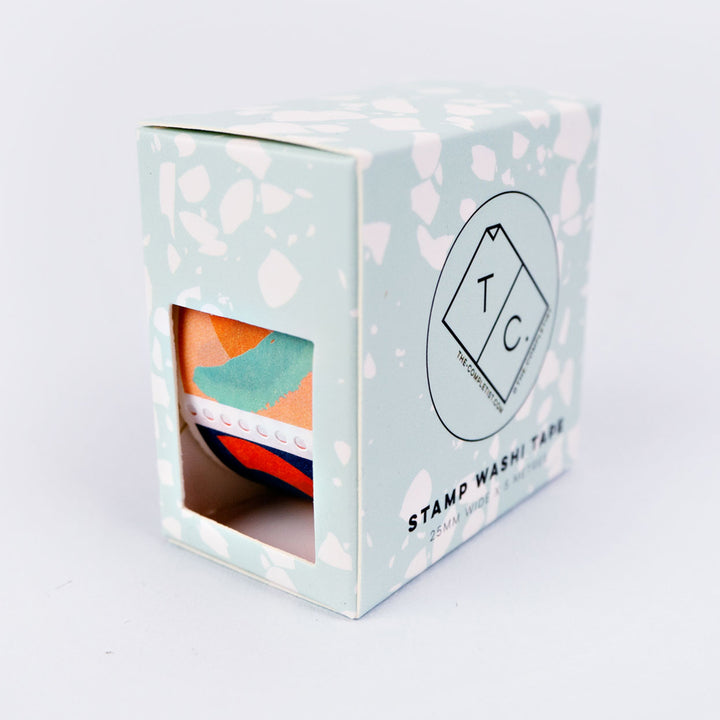 Memphis Brush Stamp Washi Tape | The Completist | Washi Tape