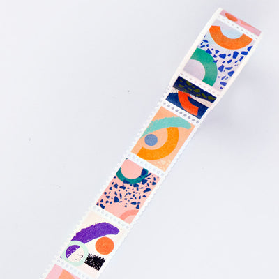 Memphis Brush Stamp Washi Tape | The Completist | Washi Tape