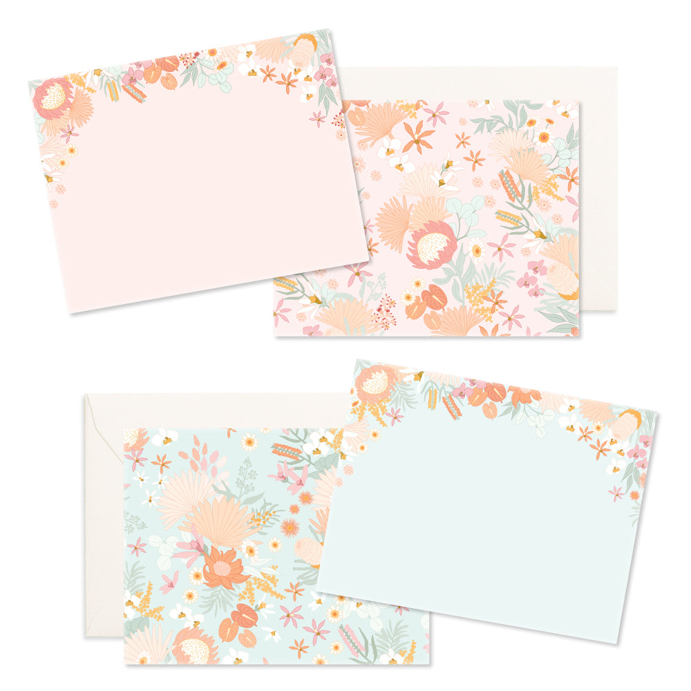 Desert Garden Flat Note Cards | Fox & Fallow | Flat Note Sets