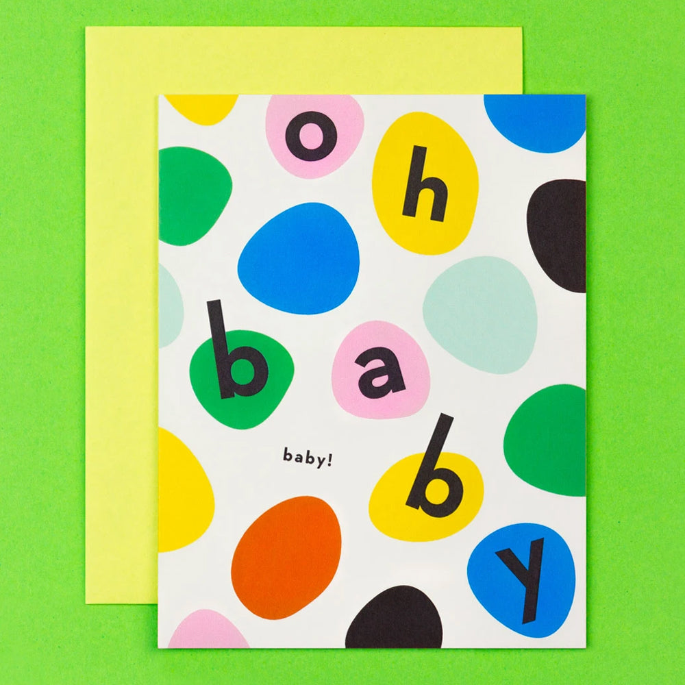 Oh Baby Baby! Bouncing Dots Card | My Darlin' | Baby