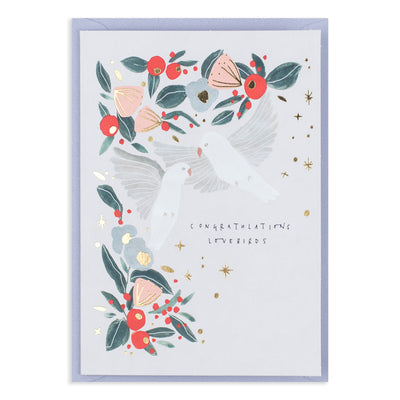 Congratulations Lovebirds Card | Katie Housley | Wedding + Anniversary