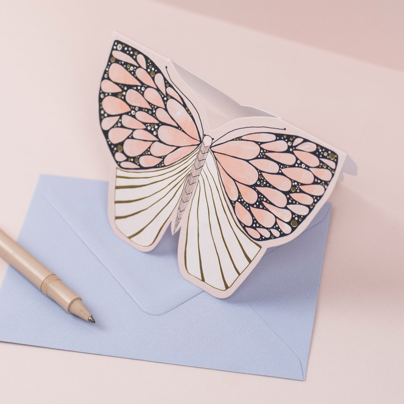 Pink Moth Card | Katie Housley | Everyday