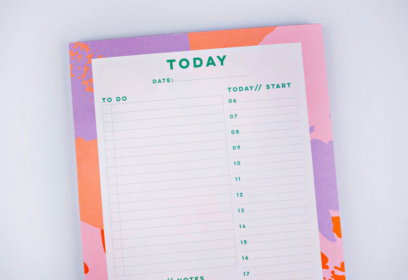 Palette Knife Daily Planner Pad | The Completist | Notepads
