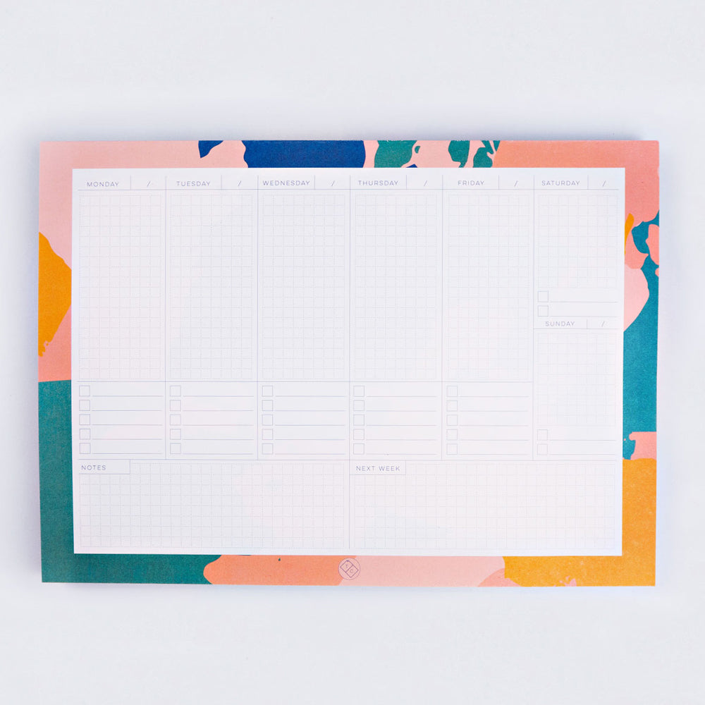 Palette Knife Weekly Planner Pad | The Completist | Planner Pads
