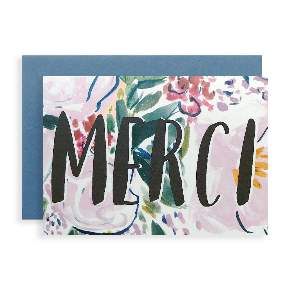 Merci Peony Card | Peggy & Kate | Thank You