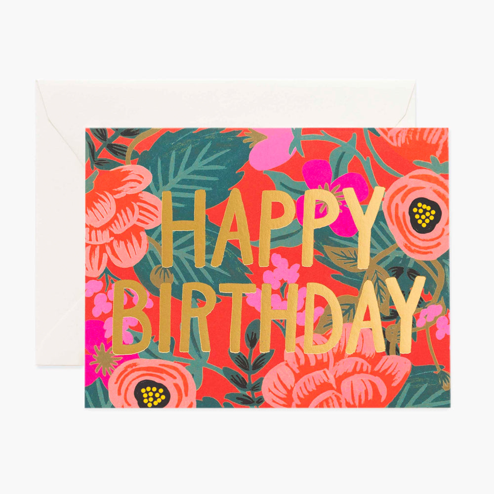 Poppy Birthday Card | Rifle Paper Co | Birthday