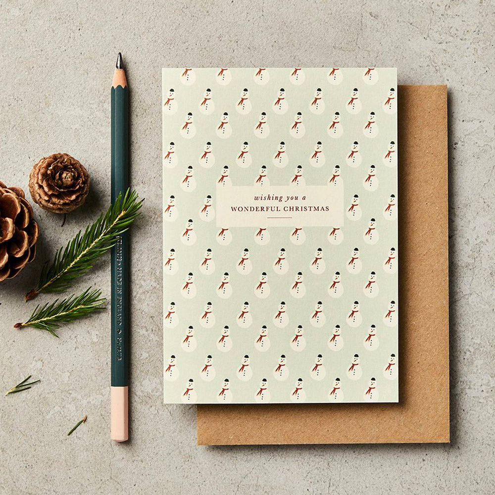 Snowman Christmas Card | Katie Leamon | Christmas