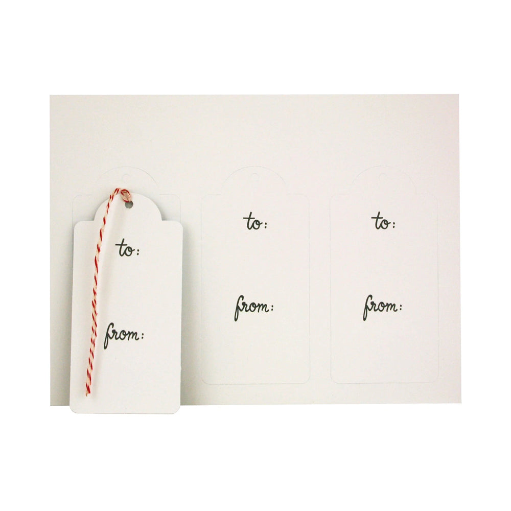 Snowy Mountains Holiday Gift Tags | Smudge Ink | Gift Tags