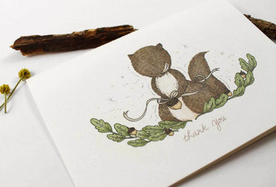 Thank You Squirrel Card
