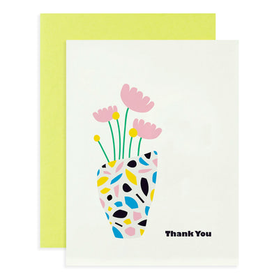 Terrazzo Vase Thank You Card | My Darlin' | Thank You