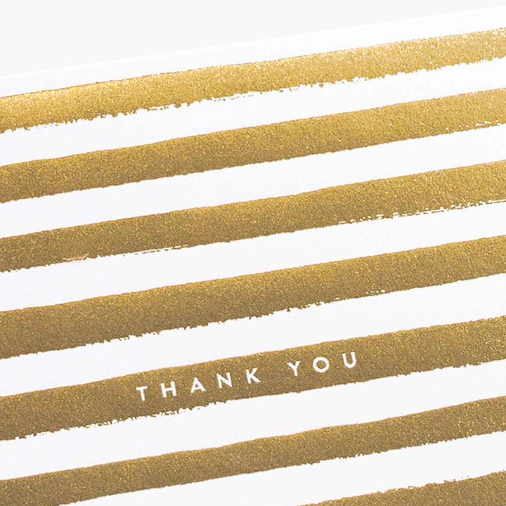 Gold Stripes Thank You Card | Rifle Paper Co | Thank You