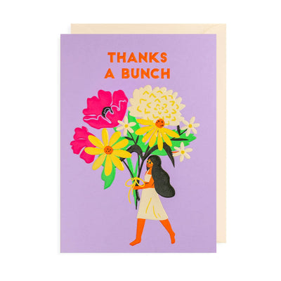 Thanks a Bunch Flowers Card