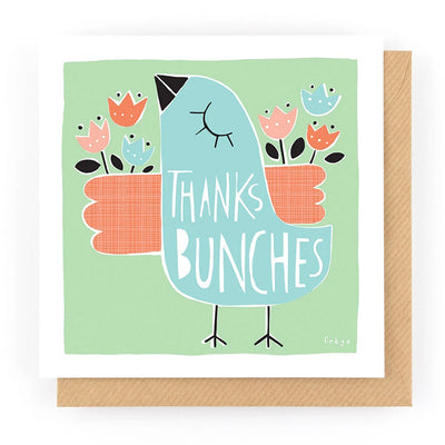 Thanks Bunches Card | Freya Art & Design | Thank You