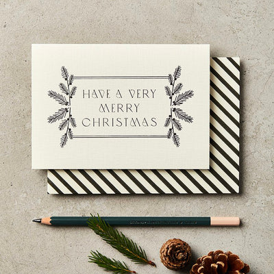 Have a Very Merry Christmas Card | Katie Leamon | Christmas