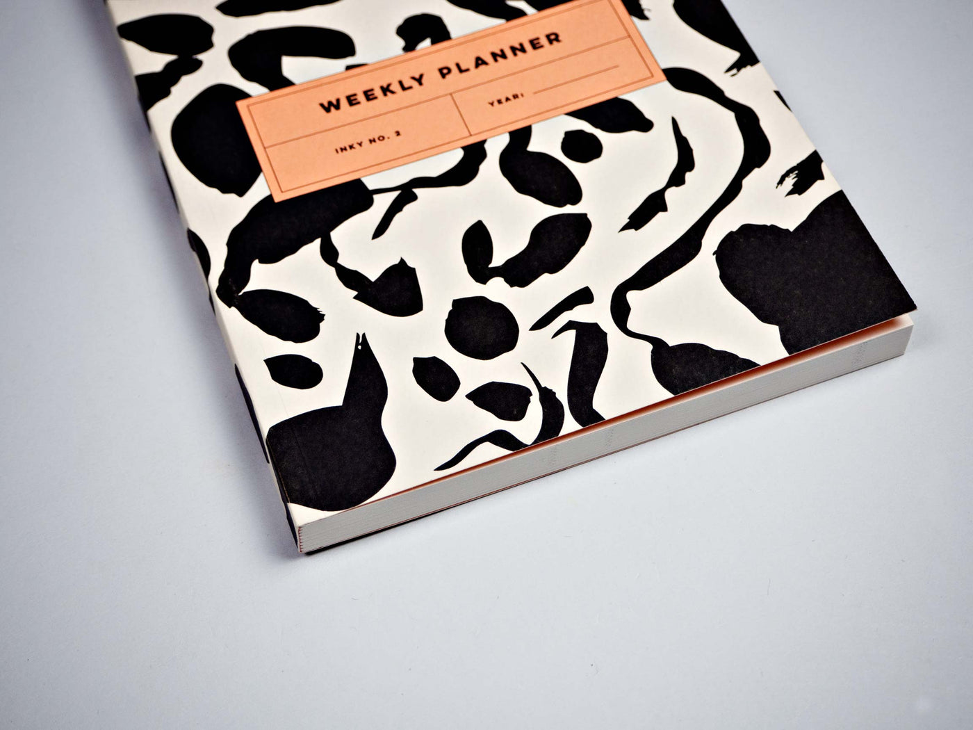 Black + White Inky  Undated Weekly Planner Book | The Completist | Planners