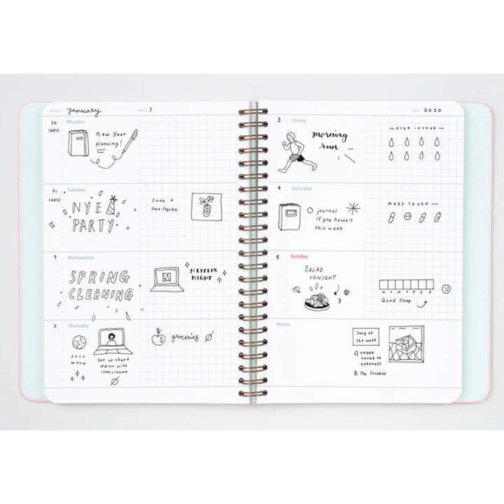 Aurora Undated Planner | Mossery | Planners