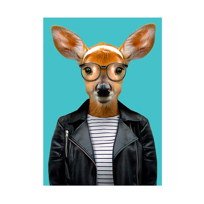 Zoo Portraits White-tailed Deer Postcard | Lagom Design | Postcards