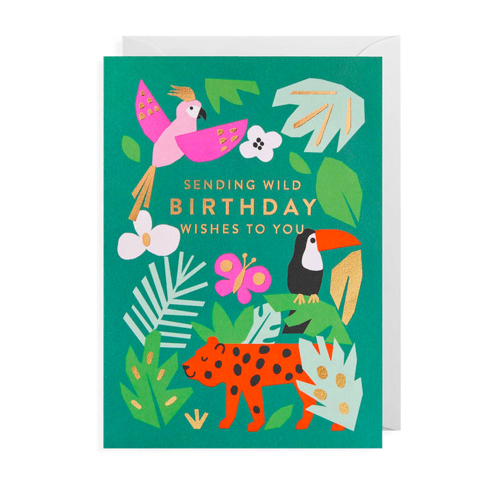 Wild Birthday Wishes Card