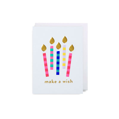 Wishing on a Candle Birthday Mini Card | Lagom Design | Mini Cards