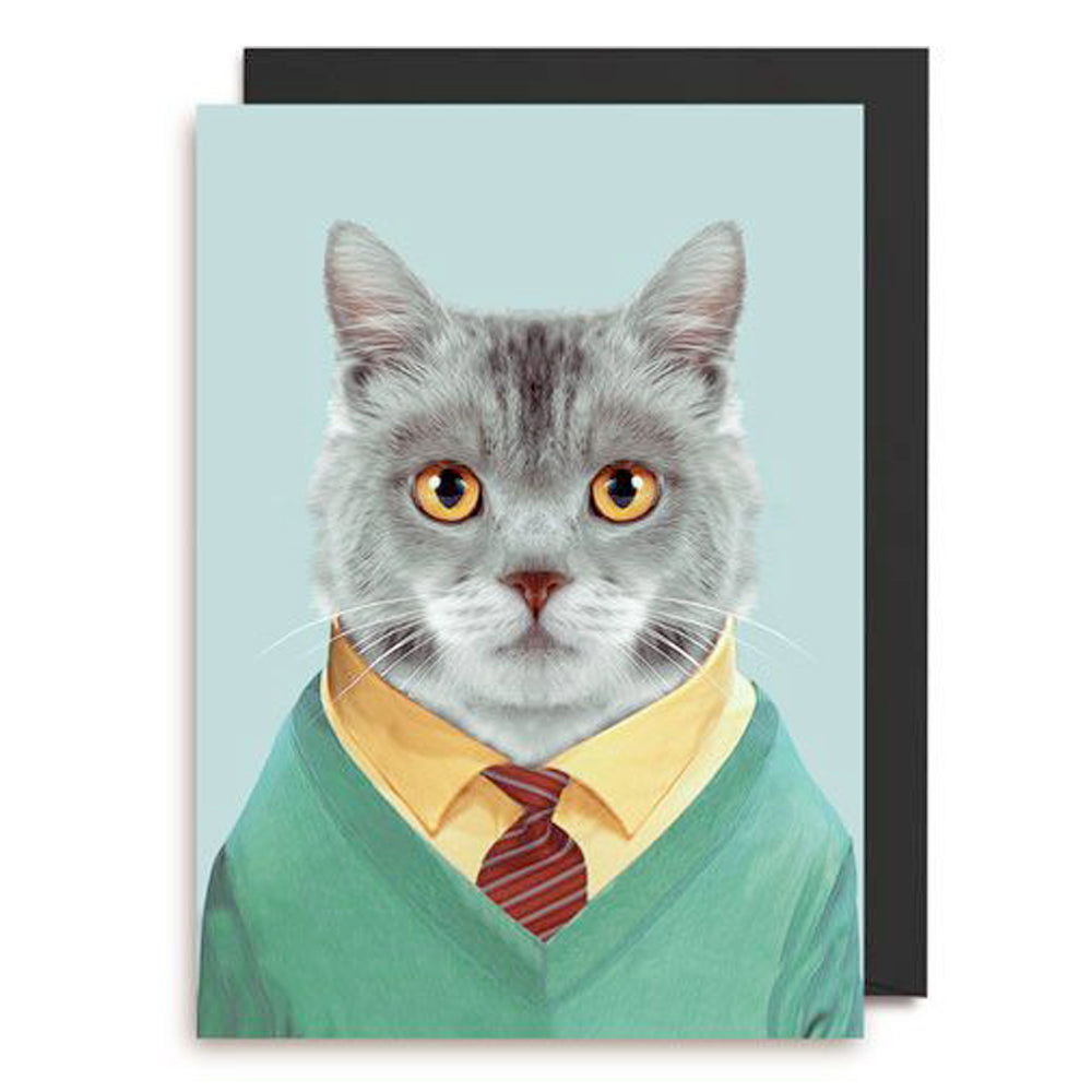 Cat Zoo Portrait Card | Lagom Design | Everyday