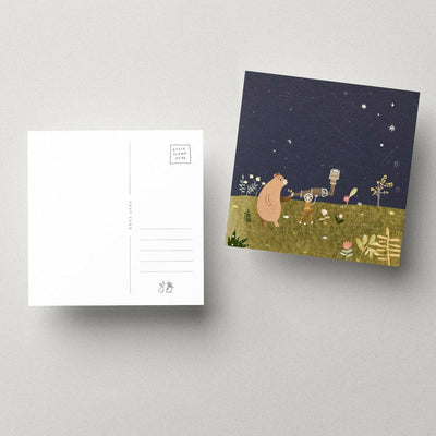 Brown Bear Square Postcard | After Providence | Postcards