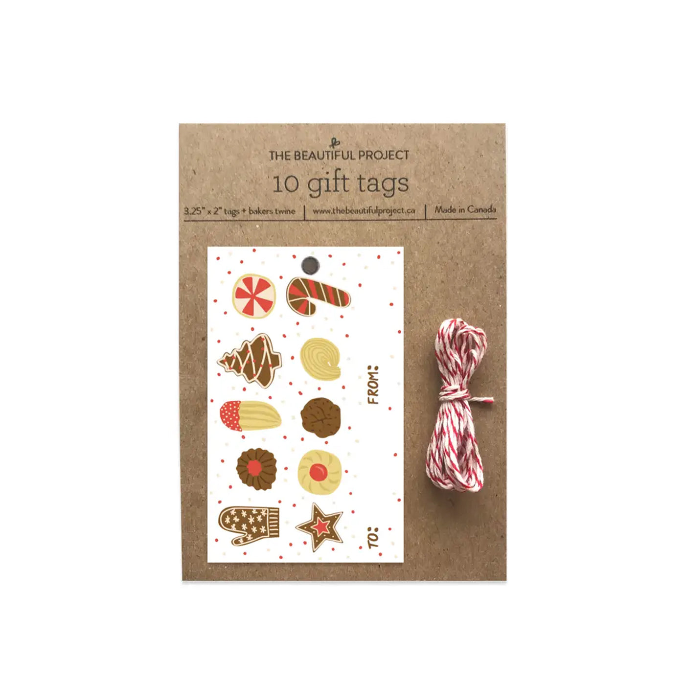 Christmas Cookies Holiday Gift Tags | The Beautiful Project | Gift Tags