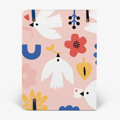 Delivery Doves Threadbound Notebook with dotted pages | Mossery | Dotted Notebooks