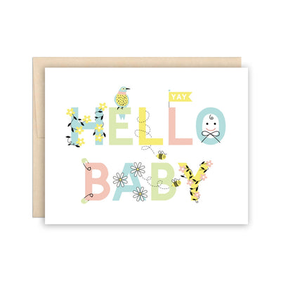 Hello Baby Card | The Beautiful Project | Baby