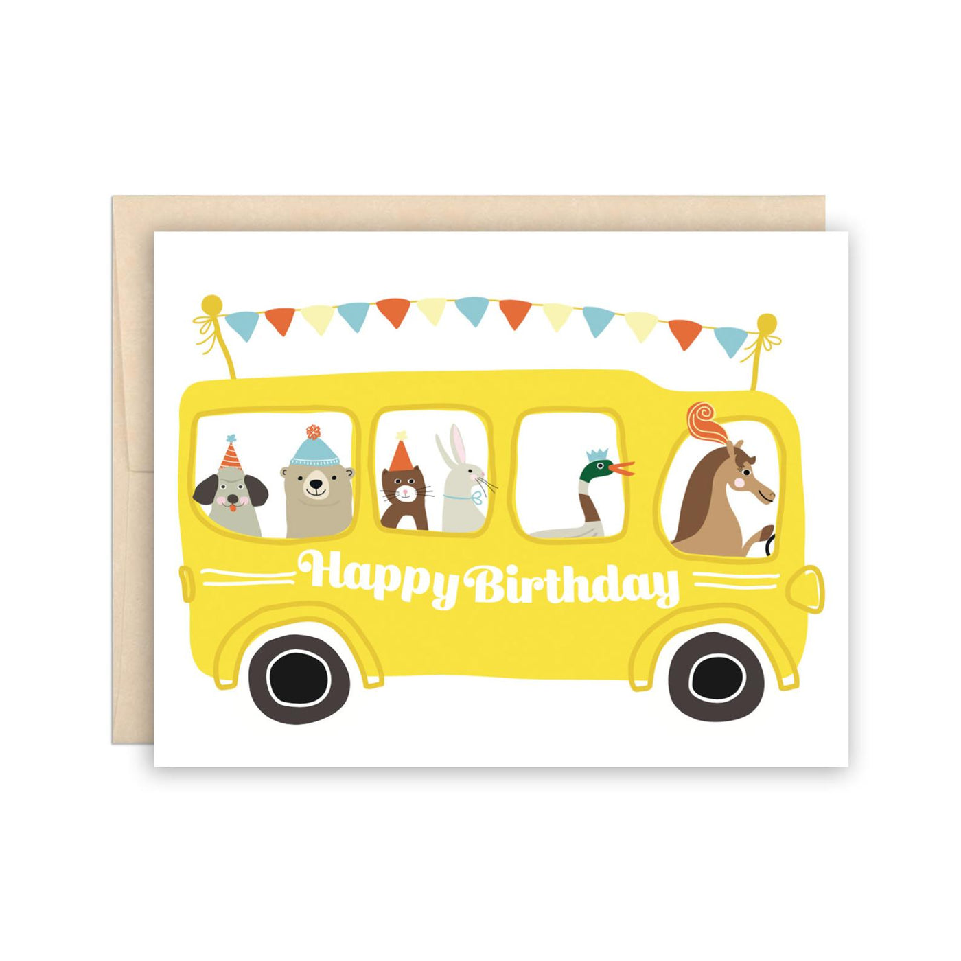 School Bus Birthday Card | The Beautiful Project | Birthday