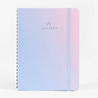 Pastel Sky Wirebound Notebook with lined pages | Mossery | Lined Notebooks